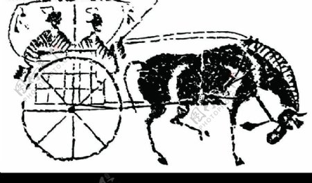古代人和马车图片