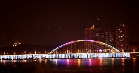 绵阳三桥夜景