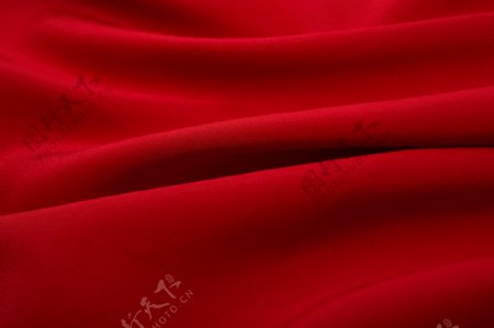 红色绒布背景纹理图片