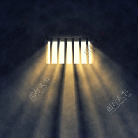 监狱牢笼铁窗图片