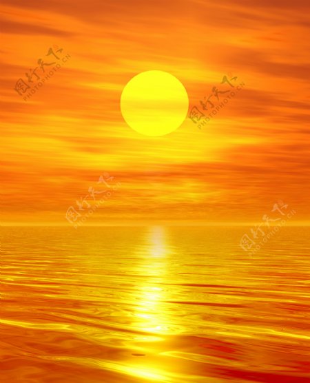 海边日落图片