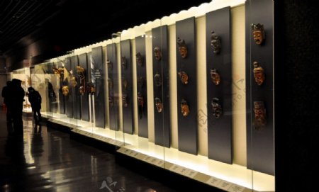 上海博物馆面具展图片