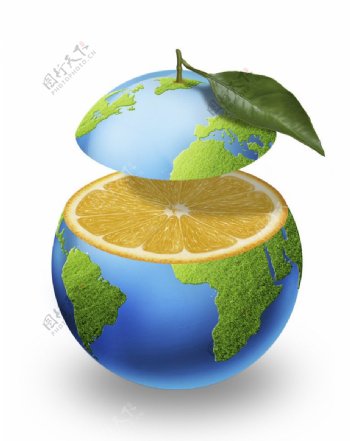 柠檬地球图片