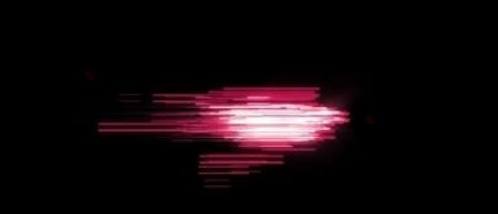 三维红色粒子光效视频