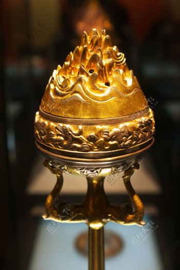西汉黄金香炉图片