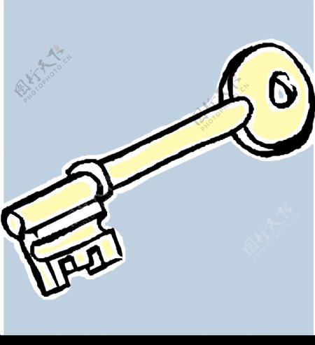 钥匙锁保险箱图片
