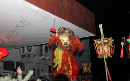 舞龙舞狮节日气氛图片