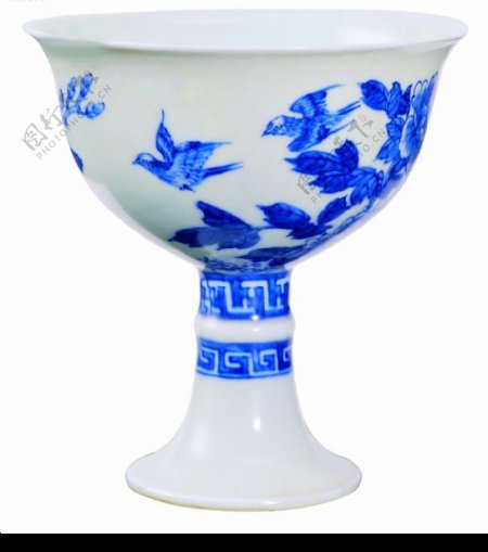 古典瓷杯图片