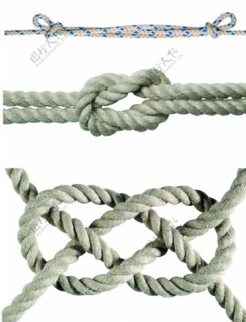 绳子绳结图片