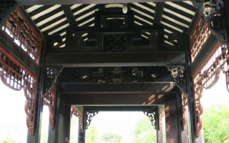 古典中式屋顶图片
