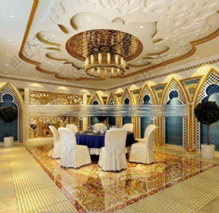 伊斯兰风格餐厅包房图片