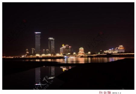 滕王阁夜景图片