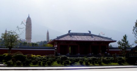 云南大理崇圣寺图片