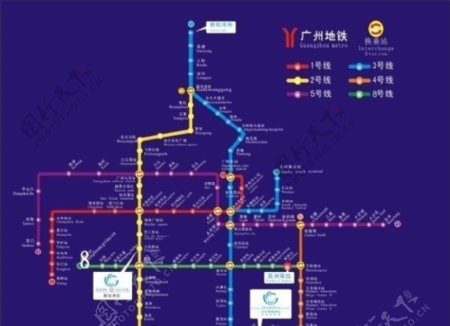 2011广州地铁线路图图片