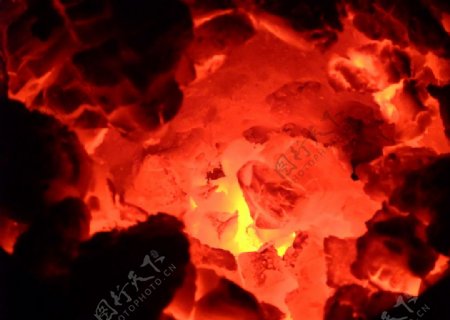 燃烧的炉火图片