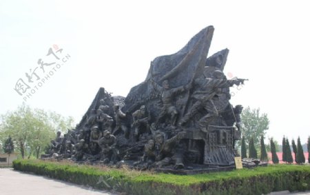 微山湖文化园雕塑图片
