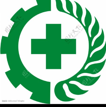 劳动安全卫生绿十字标志图片