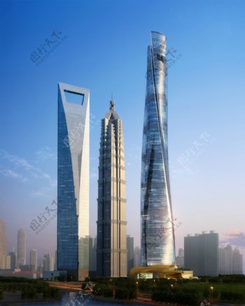 上海摩天大楼图片