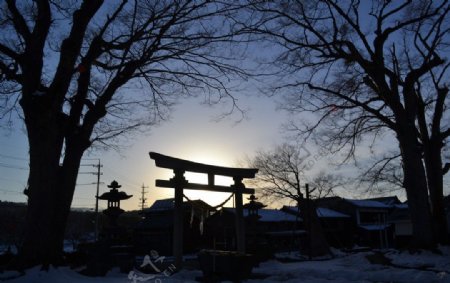 日本海野宿神社图片