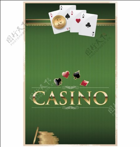 赌场赌博扑克图片