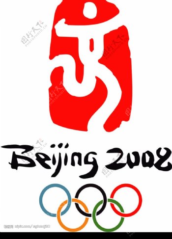 2008奥运会徽标图片