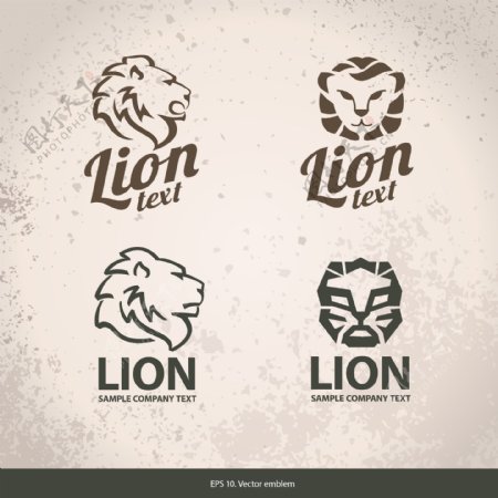 狮子图标图片
