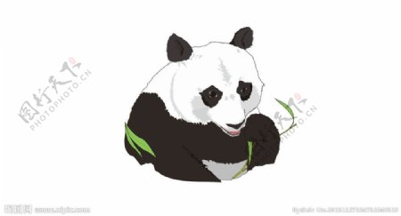 熊猫矢量图片