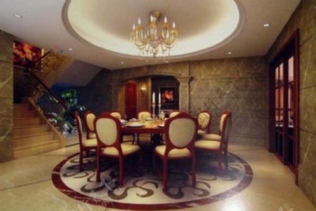 餐厅中式空间中式装饰家装餐厅图片