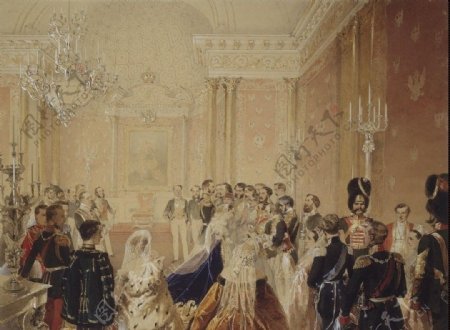 俄国亚历山大二世与皇后玛丽娅图片