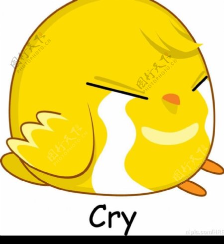 小鸡哭啼图片
