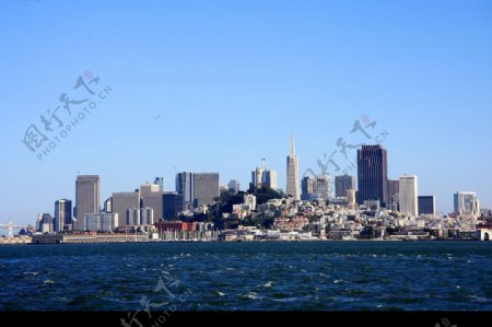 旧金山海上遥望图片