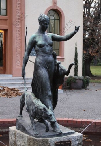 墨尔本公园女皇雕塑图片