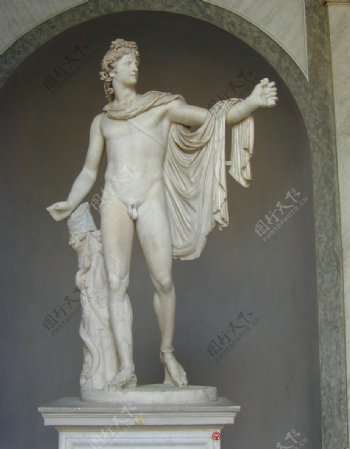古希腊大理石雕像图片