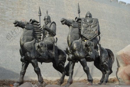 蒙古雕塑图片