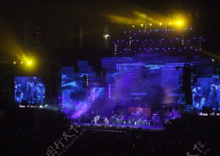 上海2010摇滚之夜演唱会照片图片