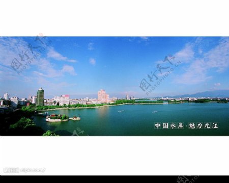 九江市有名地区烟水亭图片