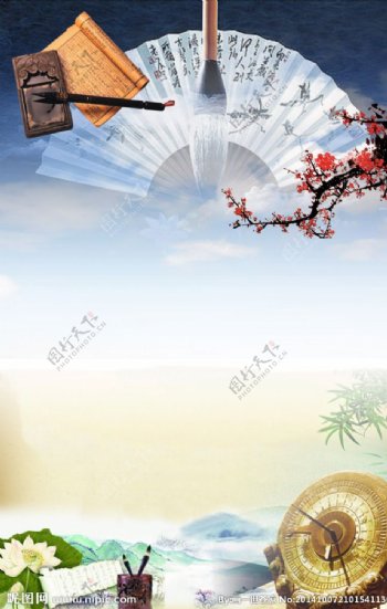 中国风海报背景图片