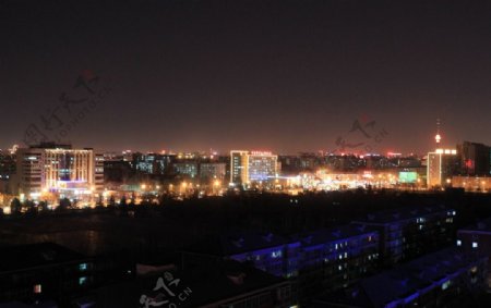 京西长安夜景图片