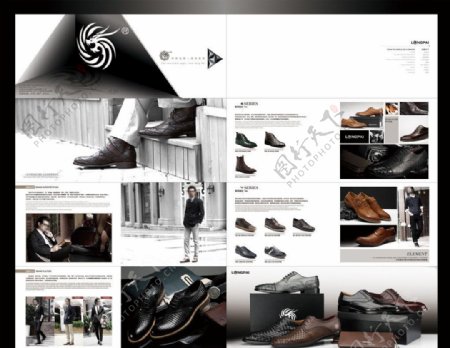 男鞋产品画册图片