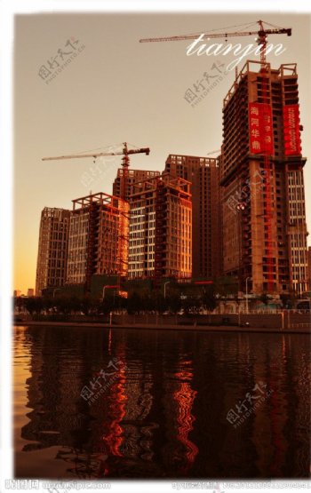 海河建筑图片