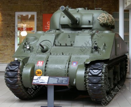 停放在博物馆的M4A4坦图片