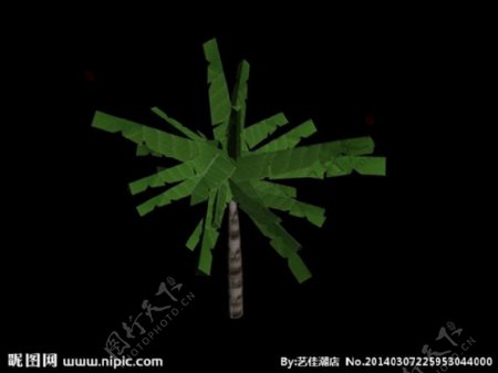 3Dmax芭蕉树模型图片