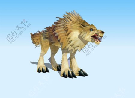 野狼3D模型图片