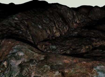 山地3D模型图片