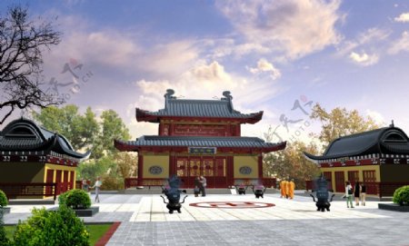 皇觉寺景观效果图图片