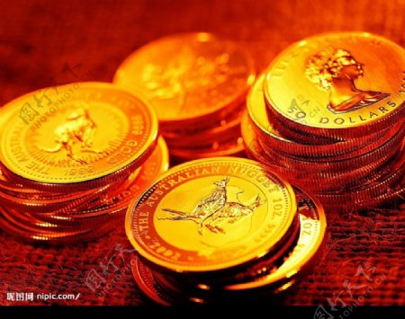 黄金货币高精图片