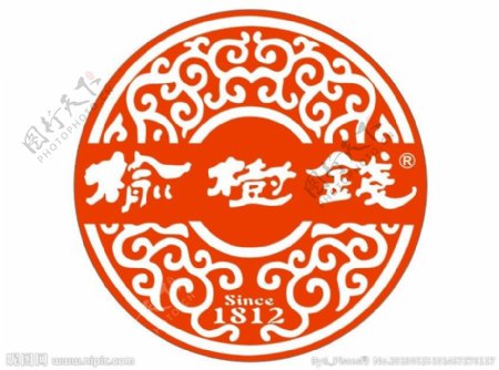 榆树钱圆形logo图片