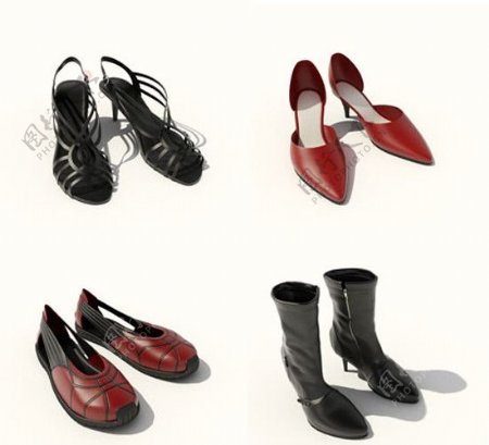 皮鞋模型图片