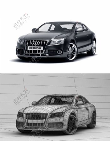 精美汽车3D模型图片