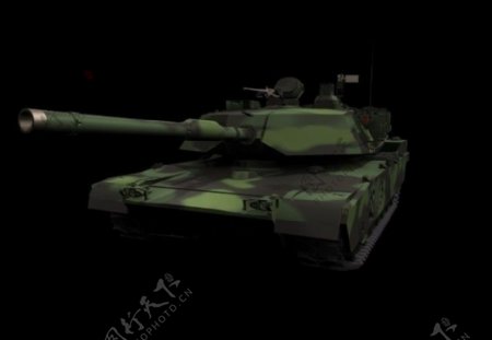 M1A2坦克3D模型图片